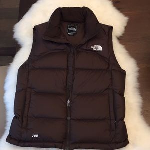 The North Face Brown Puffer Vest